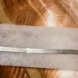 Silver Metallic Belt